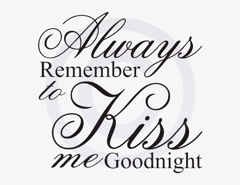 Vectors Kiss Me Goodnight - Kitchen Is Heart Of The Home, transparent png download