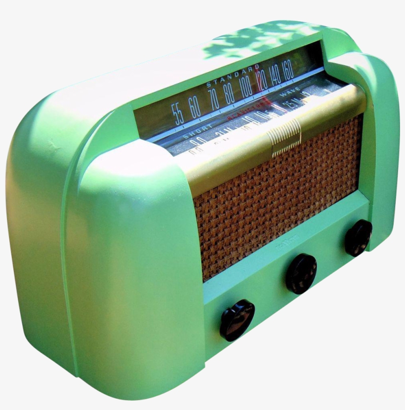 1947 Rca Mid Century Vintage Am And Shortwave Radio - Rca [1947], transparent png download