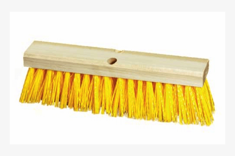 18 Inch Stiff Yellow Street Sweeper Push Broom Head - Gordon Brush 18 Inch Stiff Yellow Street Sweeper Push, transparent png download