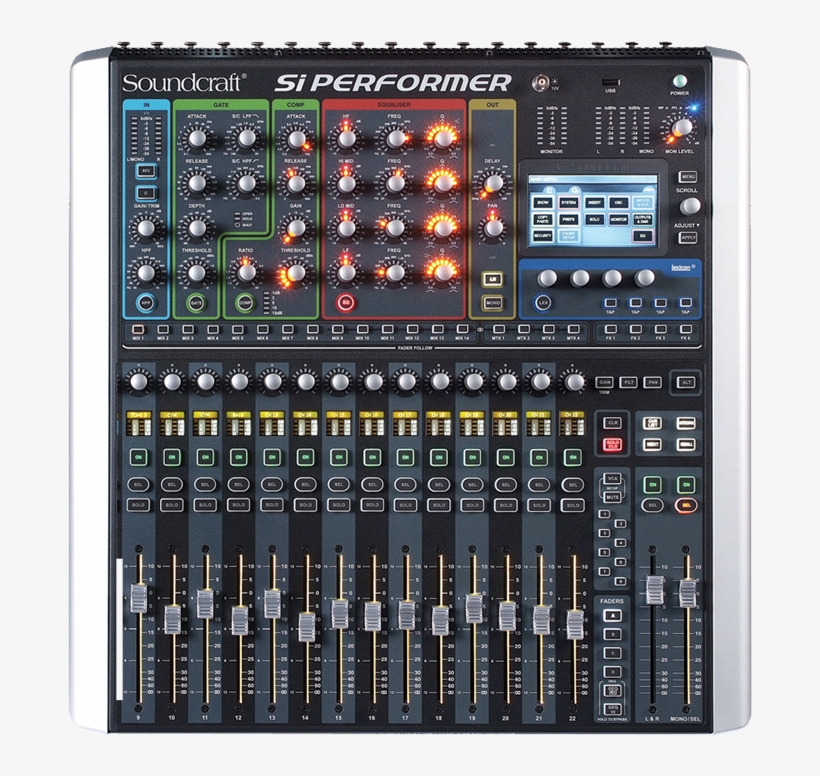 Si Performer - Soundcraft Si Performer 2 Mixer, transparent png download