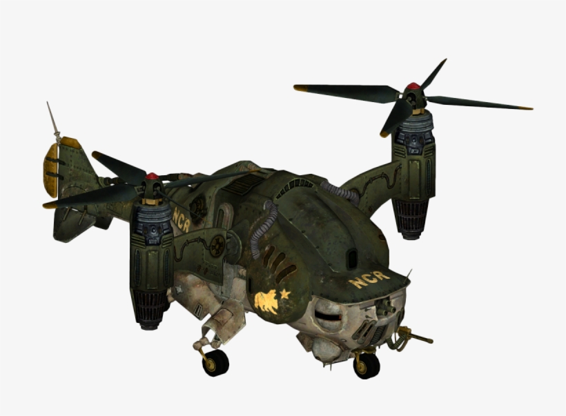 Bear Force One - Fallout New Vegas Ncr Vertibird, transparent png download