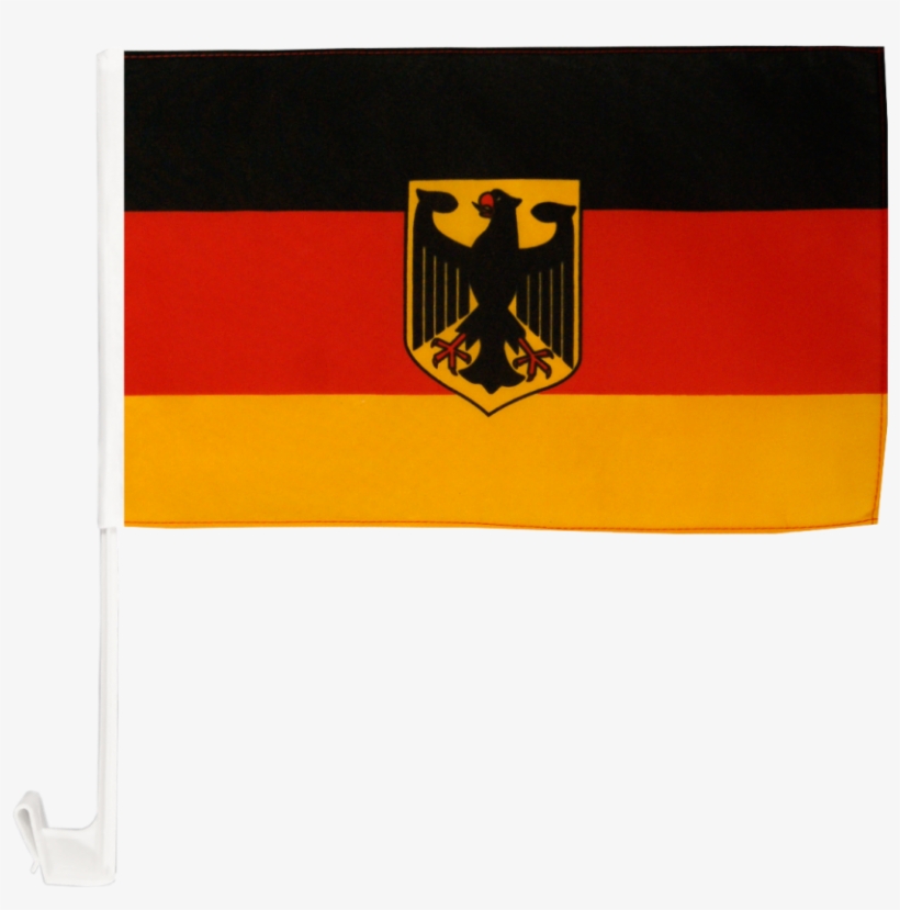 Germany Eagle Car Flag - Small Germany Dienstflagge Flag - 12x18", transparent png download