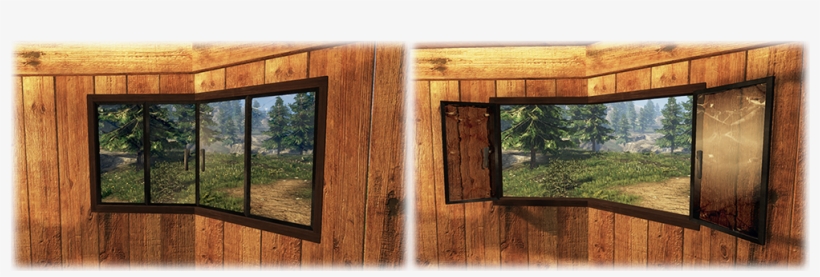 Players Can Now Craft Glass Windows For Both The Flat - Plank, transparent png download