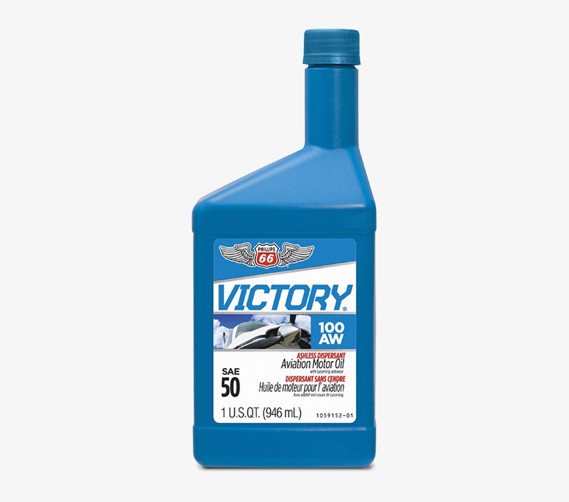 Victory%c2%ae Aviation Oil 100aw - Phillips 66 100aw, transparent png download