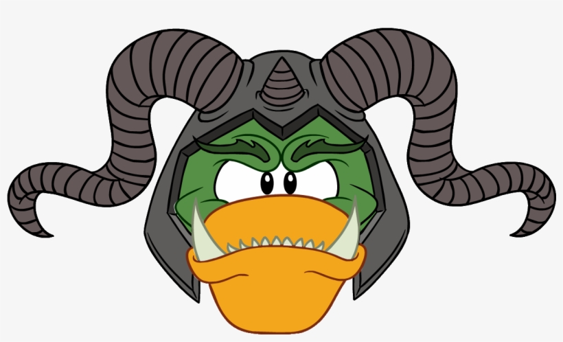 Horned Ogre Head Icon 1695 - Club Penguin Ogre, transparent png download