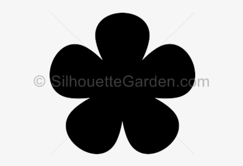 Flower Silhouette Images - Shamrock, transparent png download