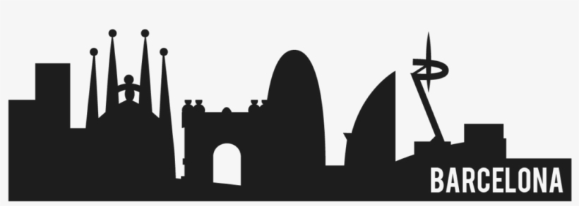 Silueta Barcelona Png, transparent png download