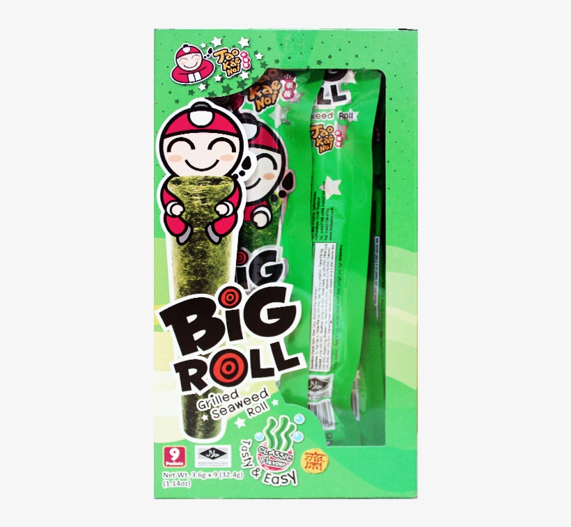 Big Roll Grilled Seaweed - Big Bang Seaweed Roll, transparent png download