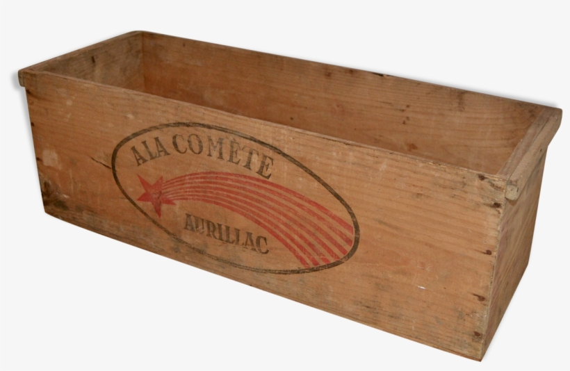 Old Wooden Box "has The Comet" Aurillac - Plywood, transparent png download