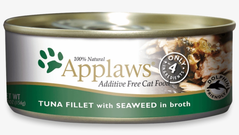 Tuna Fillet With Seaweed - Applaws Tuna Fillet With Seaweed Canned Cat Food 24-pack,, transparent png download