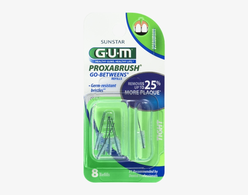 Gum® Proxabrush® Go-betweens® Refills, Tight, - 2 Pack - Gum Go-betweens Proxabrush Refills Tight [414], transparent png download