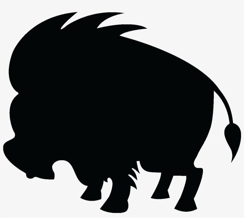 Sticker Ardoise Silhouette Pumba Ambiance Sticker Ardoise - Cartoon, transparent png download