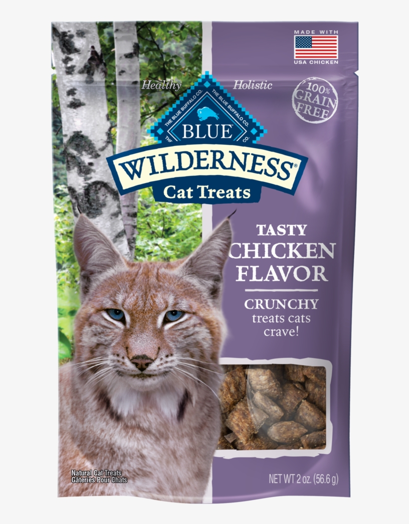 Blue Buffalo Wilderness Grain Free Chicken Crunchy - Blue Wilderness Grain-free Crunchy Chicken Flavor Cat, transparent png download