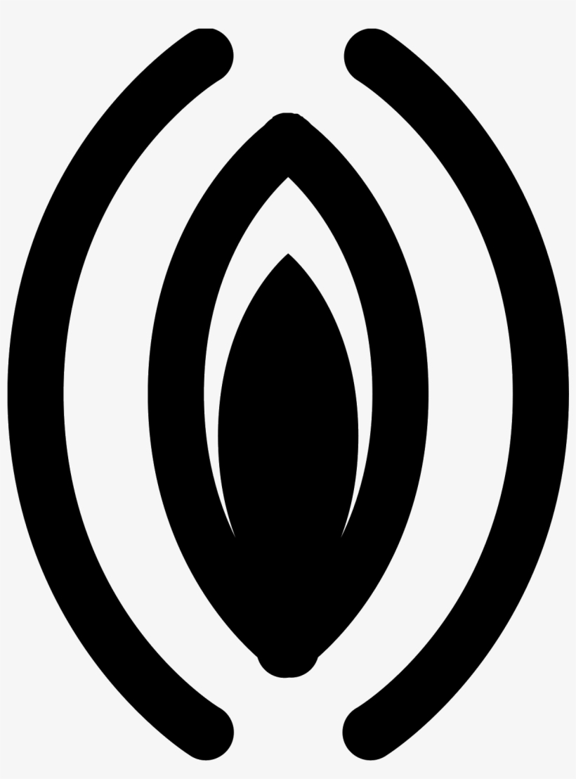 The Icon Is Shaped Like Two Parentheses Facing Each - Vagina Icon White, transparent png download