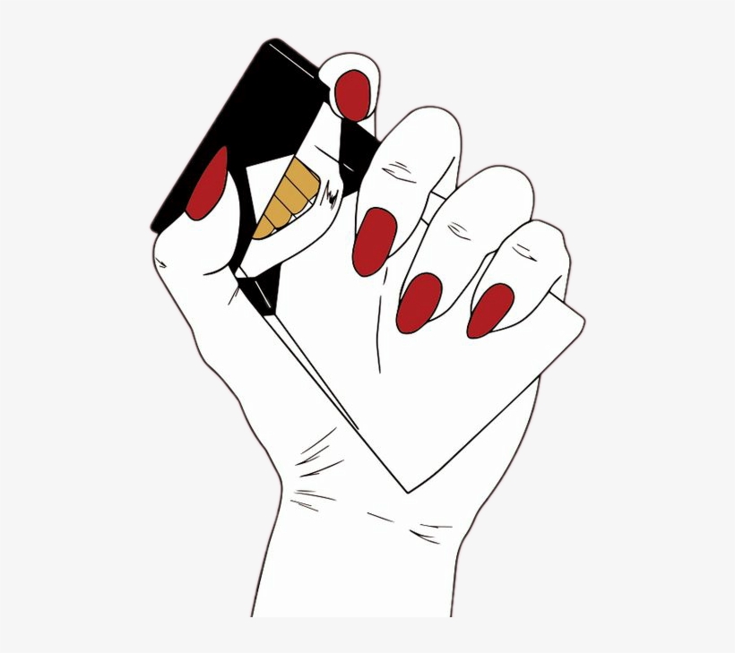 Mano Manos Girl Chica Chicas Tumblr Beautiful Retro - Tabaco, transparent png download
