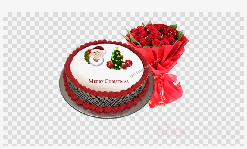 Cakes For Christmas Png Clipart Chocolate Cake Christmas - Clip Art, transparent png download