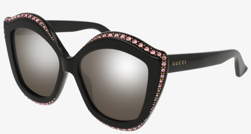 Make A Statement With The Awesome New Gucci Collection - Gucci Gg0118s Black / Black, transparent png download