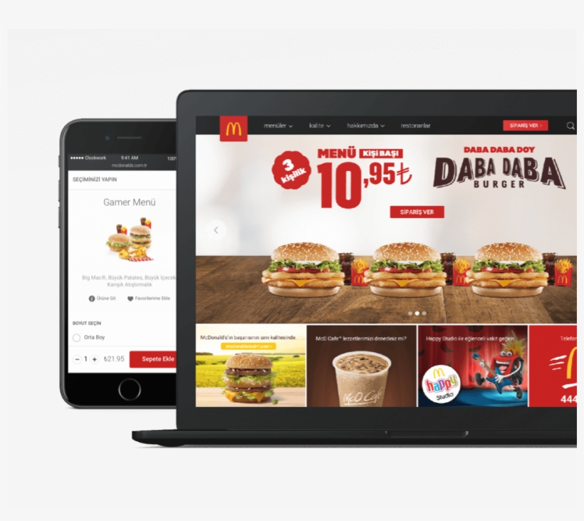 Mcdonald's Web Sitesi - Website, transparent png download