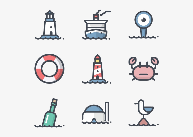 Sea - Sergei Kokota Icons, transparent png download