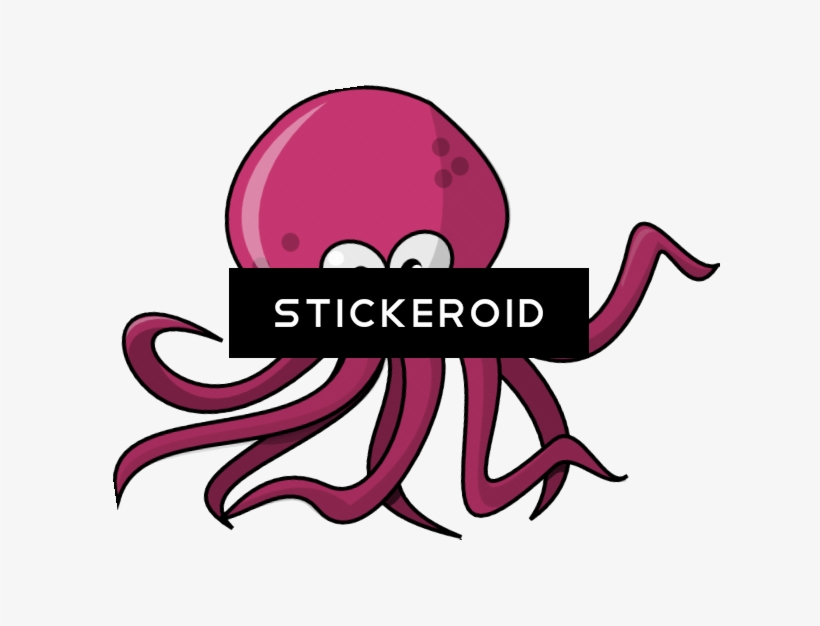 Cute Octopus - Letra P, transparent png download