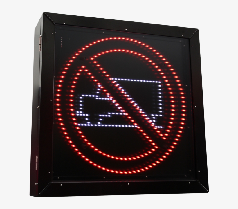 Led Blank Out Sign - Clock, transparent png download
