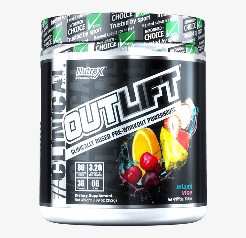 Nutrex Outlift - 10 Servings Miami Vice, transparent png download