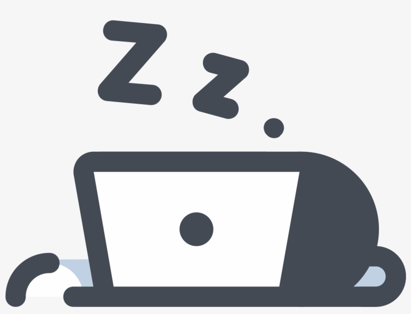 Dormir Sobre La Computadora Icon - Icon, transparent png download