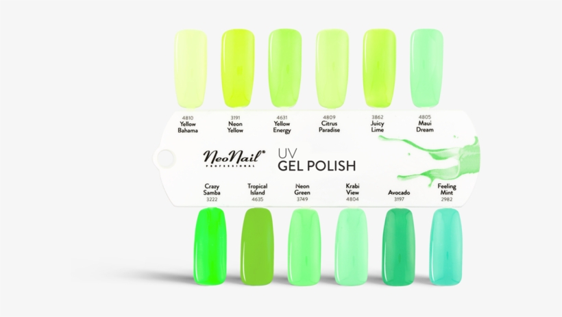 Uv Gel Polish Colour Chart - Neonail White, transparent png download