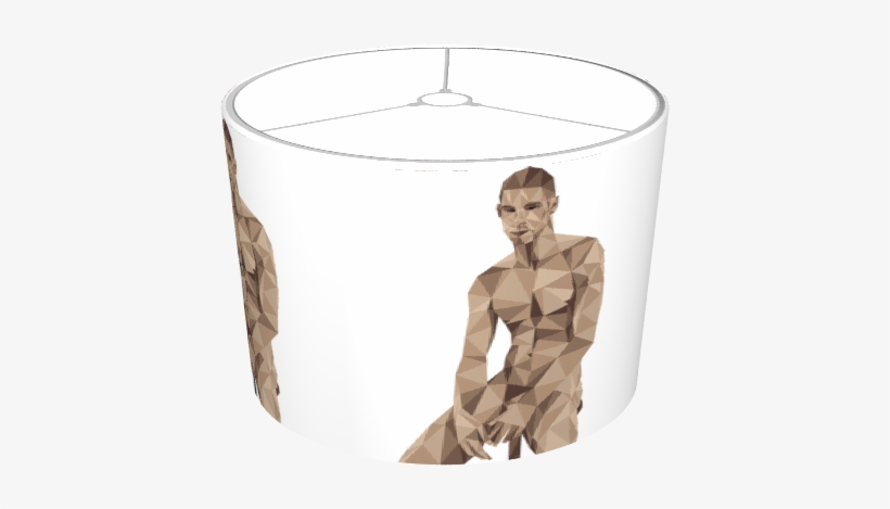 Geometric Male Model - Illustration, transparent png download