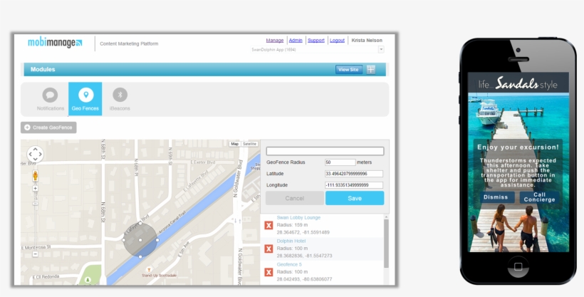 Digital Proximity Marketing - Geofence Dashboard, transparent png download