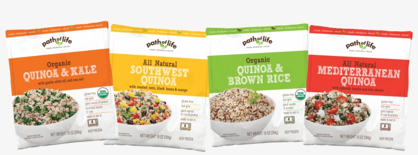Quinoa Bag Lineup - Path Of Life Southwest With Roasted Corn Black Beans, transparent png download