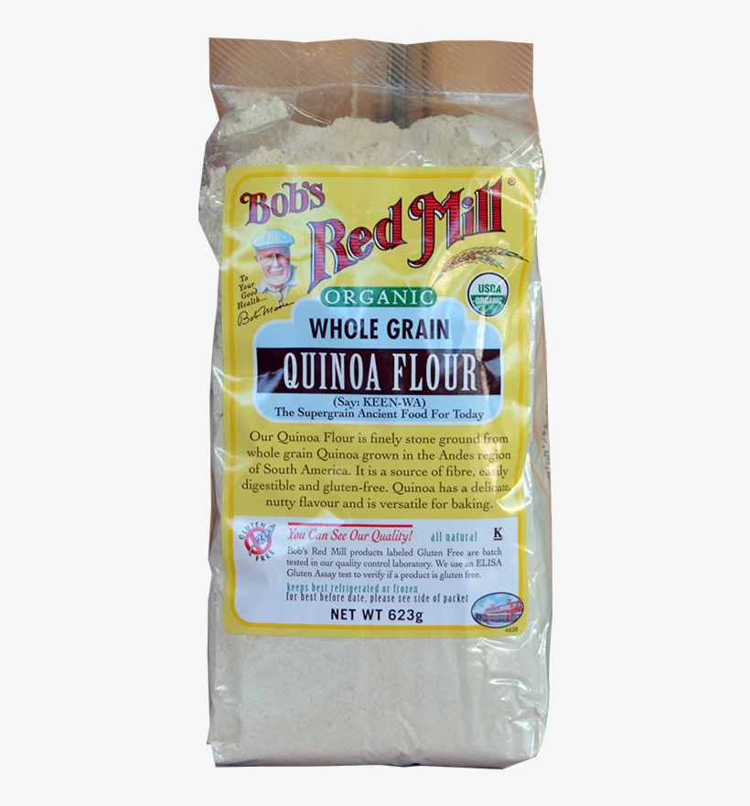 Bobs Red Mill Organic Whole Grain Quinoa Flour - Bobs Red Mill Organic Quinoa Flour - 22 Oz., transparent png download