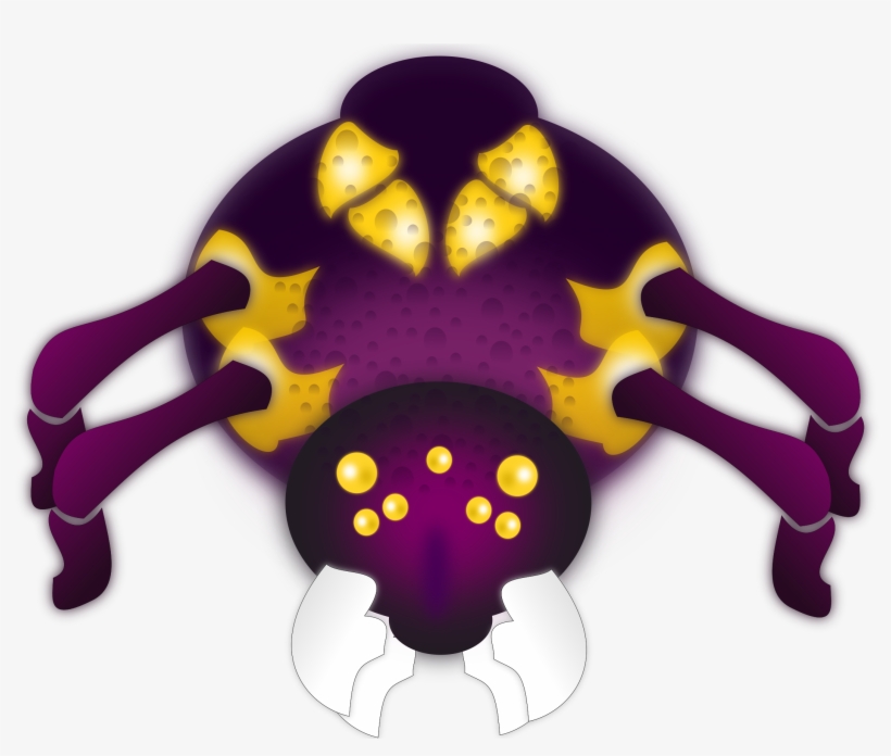 This Free Icons Png Design Of Purple Spider, transparent png download
