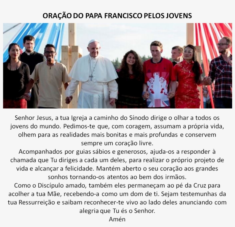 Há Três Anos A Irmã Filomena Caminha Com Este Grupo, - Sinodo De Los Jovenes 2018, transparent png download