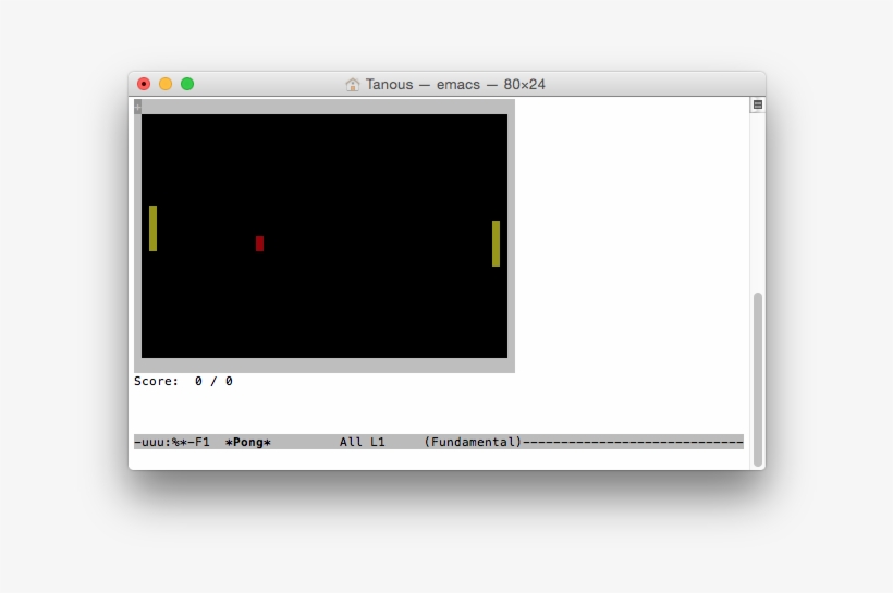 When You're Done With Tetris, Close The Terminal Window - Terminal Pong, transparent png download