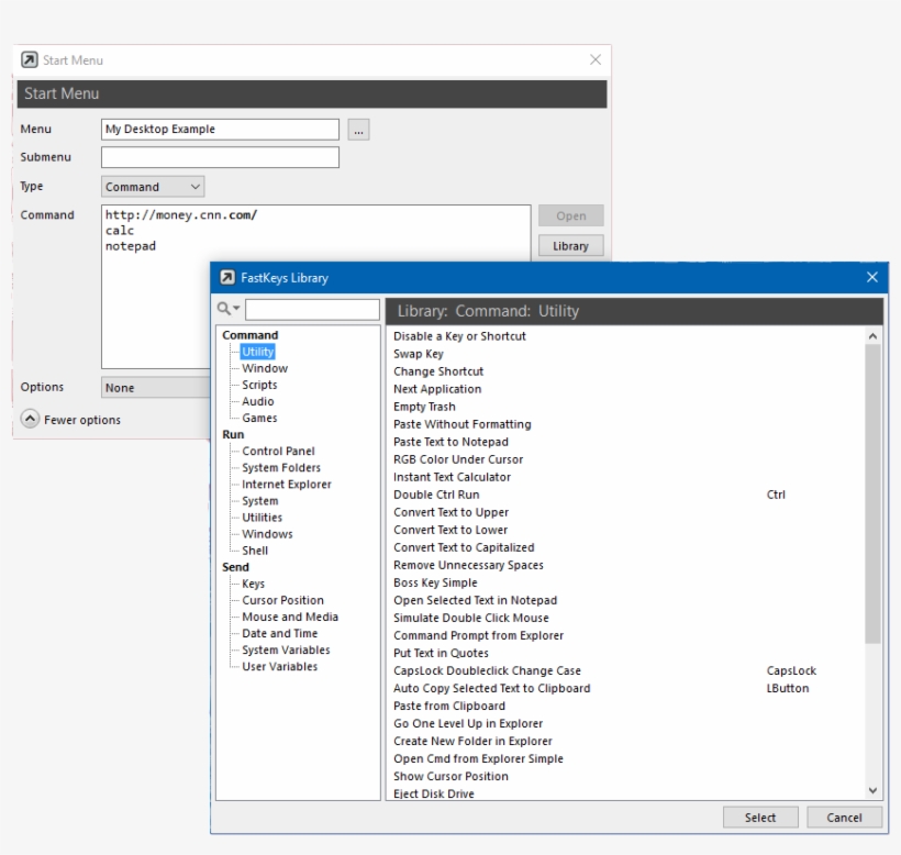 Start Menu Library With 500 Ready To Use Commands - Management, transparent png download