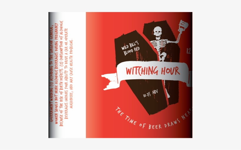 Witching Hour Full Wrap Label - Graphic Design, transparent png download