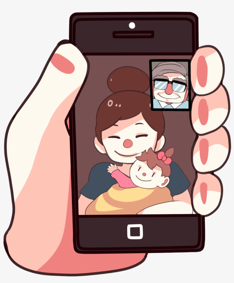 Illustration By Tesla Springs - Facetime Illustration, transparent png download