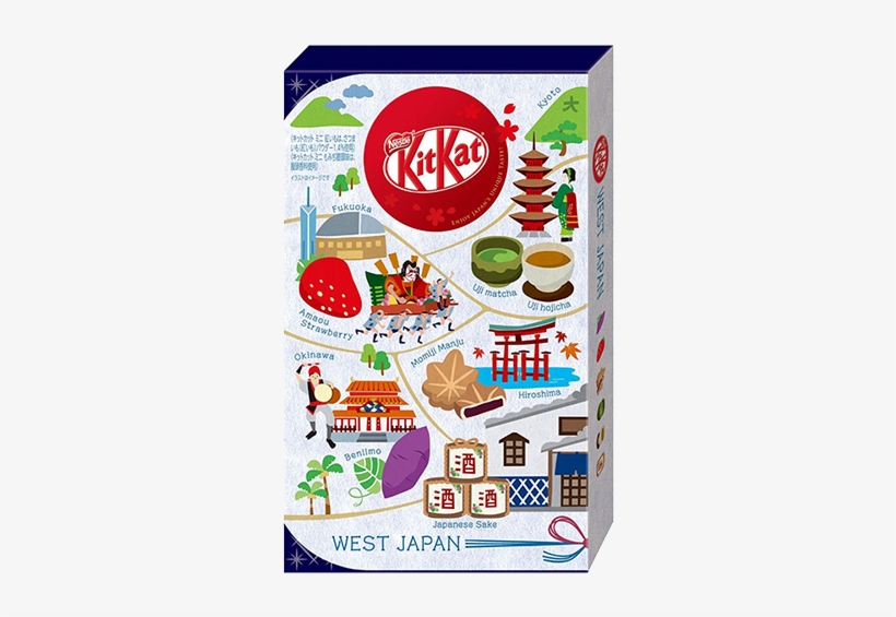 Kit Kat Gotochi West Japan Flavors Assort Set - Nestle Kit Kat Bites Peanut Butter, transparent png download