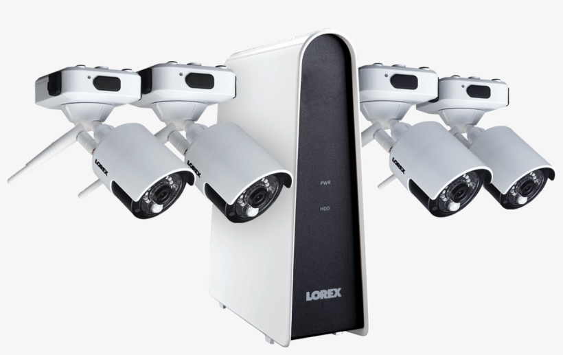 1080p Hd Wire Free Camera System With 4 Outdoor Battery - Wire Free System With 4 Rechargeable Outdoor Cameras, transparent png download