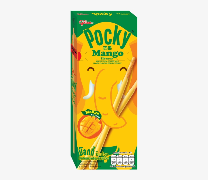 Pocky Mango Flavour Thai Crispy Biscuit Stick Mango - Pocky Mango, transparent png download