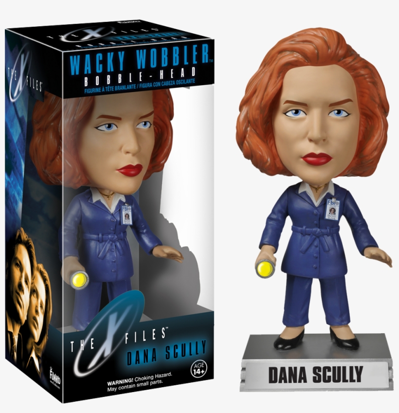 Dana Scully Wacky Wobbler Bobble Head - Funko Wacky Wobbler X-files - Dana Scully, transparent png download