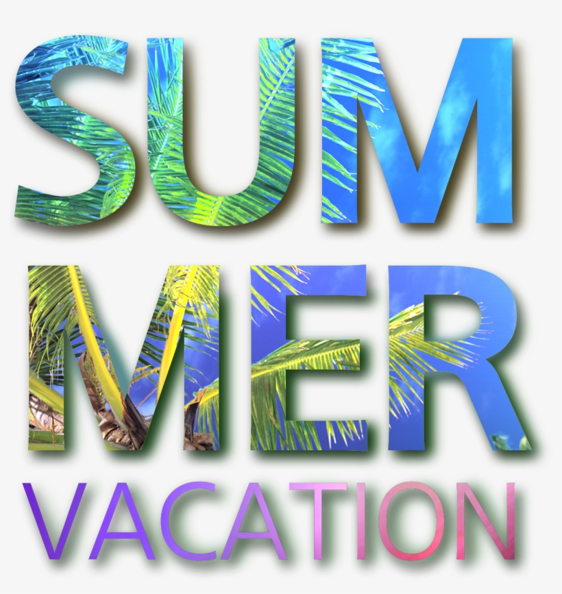 Gradient Summer Word Art - Summer, transparent png download