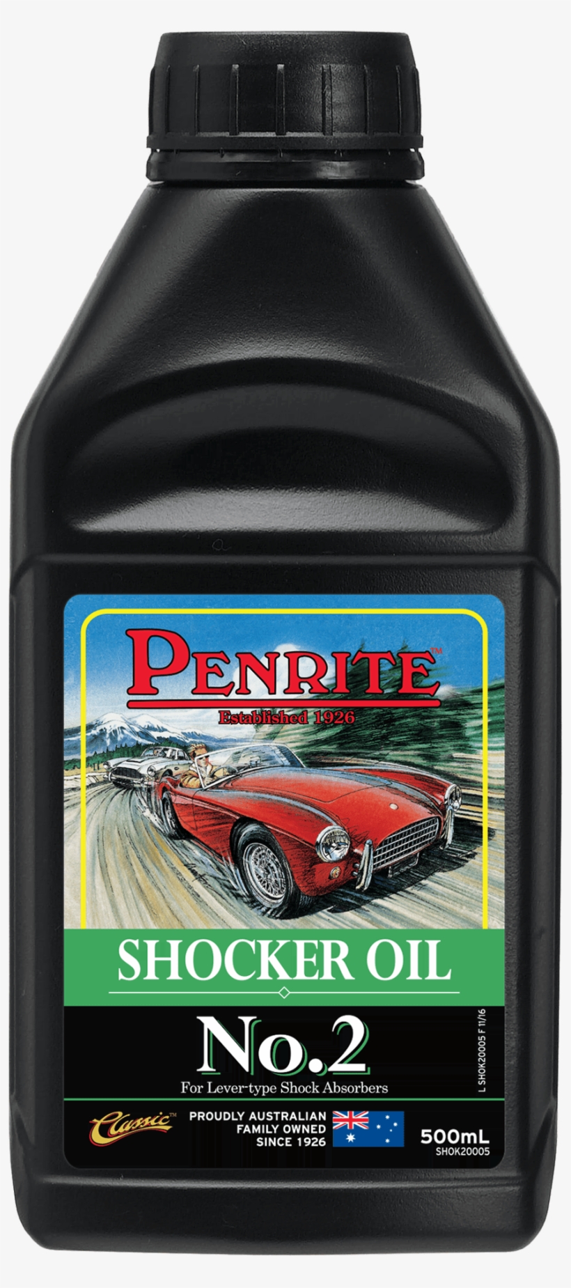 Package - Penrite Shocker Oil, transparent png download