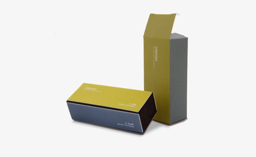 Nail Buffer Block & 4 Way Shiner, Anyah - Box, transparent png download