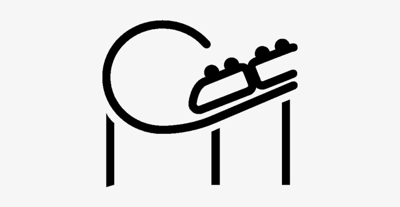 Roller Coaster Transparent Images Png Images - Rollercoaster Clip Art, transparent png download