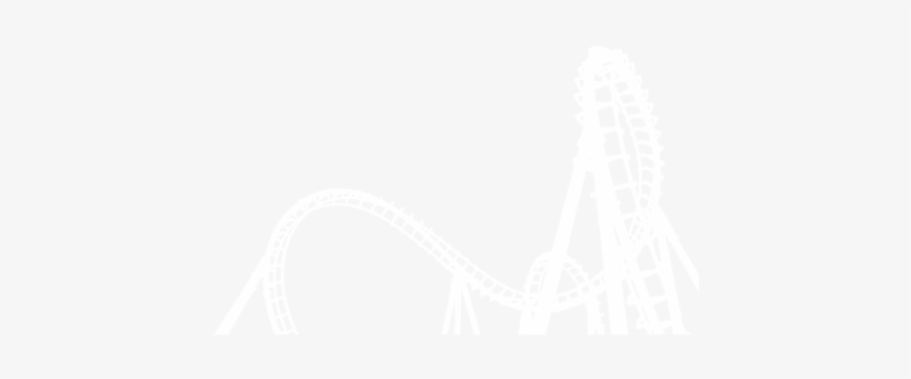 Entertainment - Roller Coaster Png White, transparent png download