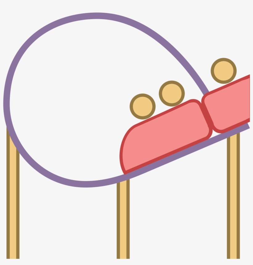 Roller Coaster Icon This Icon Has Lines At The Bottom - Icons8, transparent png download