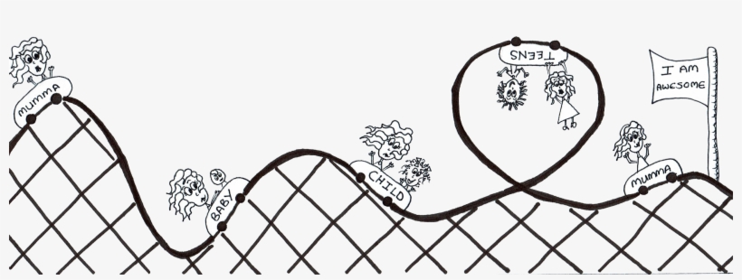 Black And White Roller Coaster, transparent png download
