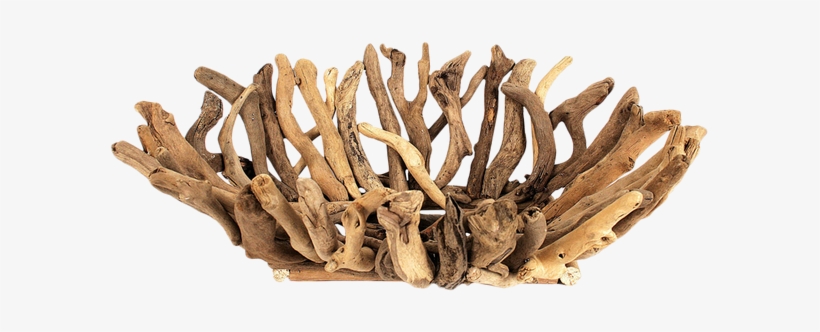 Creative Co-op, Inc. 22" X 16" Driftwood Bowl Natural, transparent png download